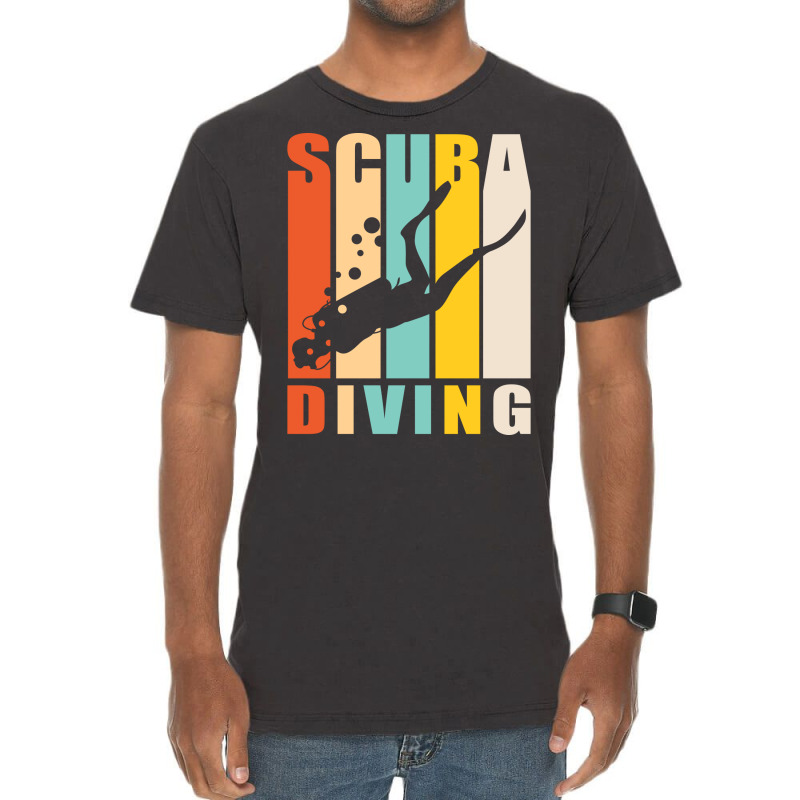 Scuba Diving Vintage  Aesthetic Vintage T-Shirt by laihanmoratx | Artistshot