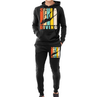 Scuba Diving Vintage  Aesthetic Hoodie & Jogger Set | Artistshot