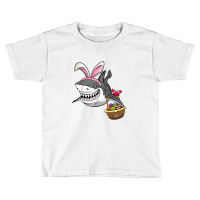 Cool Easter Shark Easter Basket Bunny Ears Happy E Toddler T-shirt | Artistshot