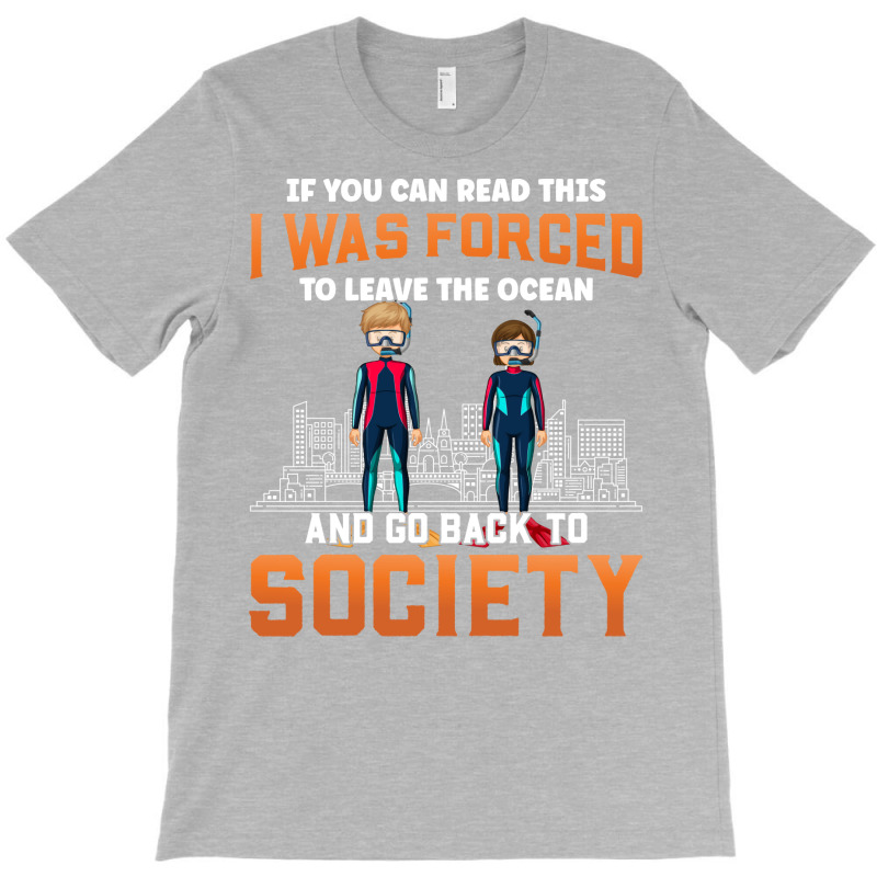 If You Can Read This Scuba Diving Diver 70s Trendi T-shirt | Artistshot