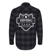 Sports Diving Cute Blue Flannel Shirt | Artistshot