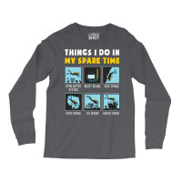 Things I Do In My Spare Time Scuba Diving Diver Lo Long Sleeve Shirts | Artistshot