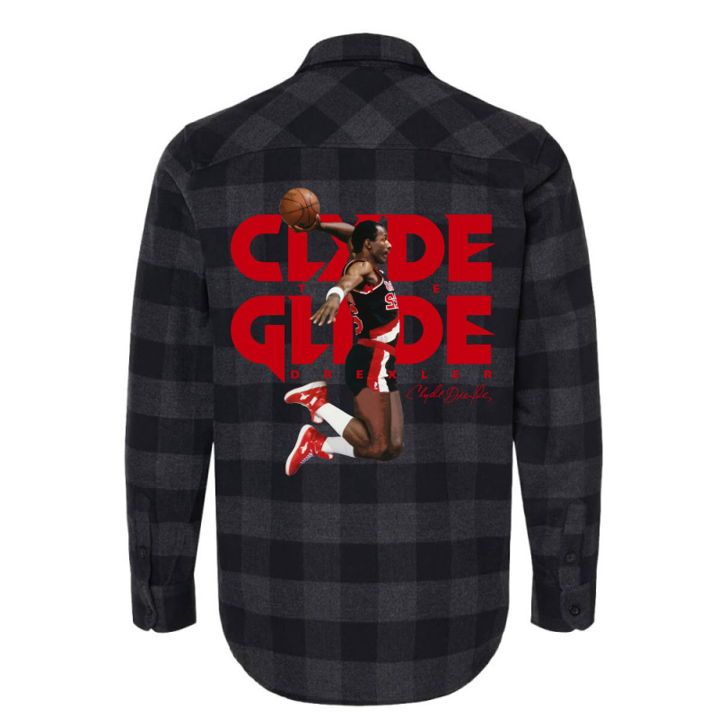 Clyde Drexler Flannel Shirt by megannukunug | Artistshot