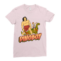 Distressed Dino Boy Ladies Fitted T-shirt | Artistshot