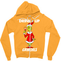 Drink Up Grinches Zipper Hoodie | Artistshot