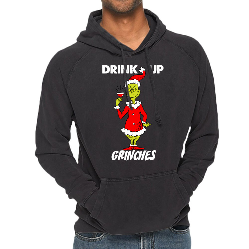 Drink Up Grinches Vintage Hoodie by megannukunug | Artistshot