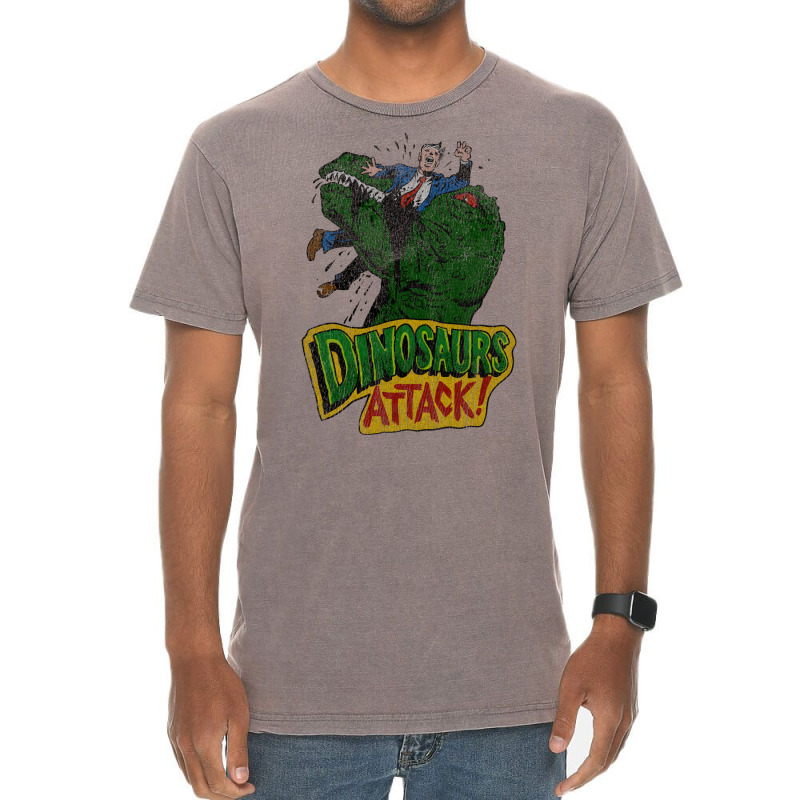 Distressed Dinosaurs Attack Vintage T-Shirt by zaheretippanp | Artistshot