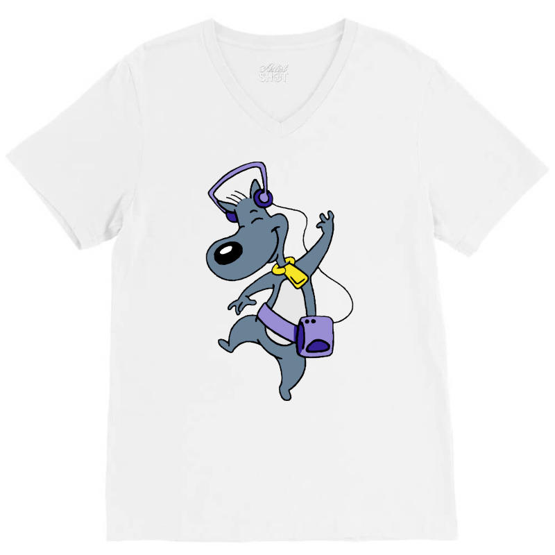 Doug   Porkchop V-neck Tee | Artistshot