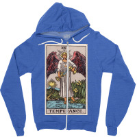 Temperance Tarot Zipper Hoodie | Artistshot