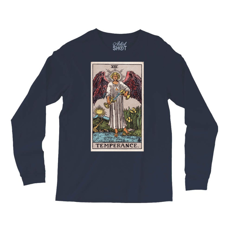 Temperance Tarot Long Sleeve Shirts by risminstotnai | Artistshot