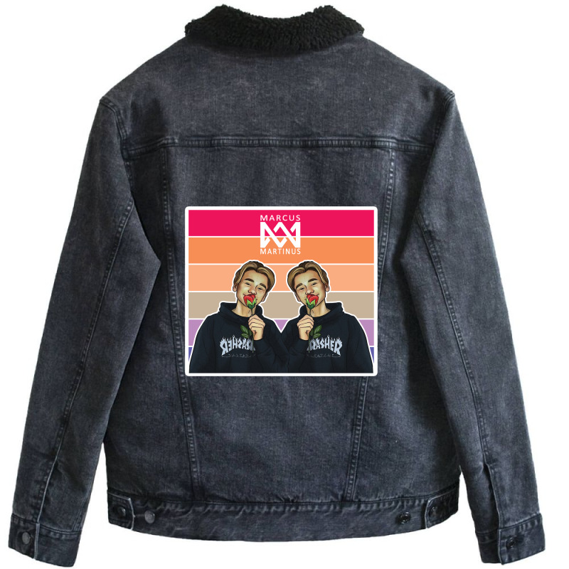 Marcus And Martinus Lovers Trendy Musical Usa Unisex Sherpa-lined Denim Jacket | Artistshot