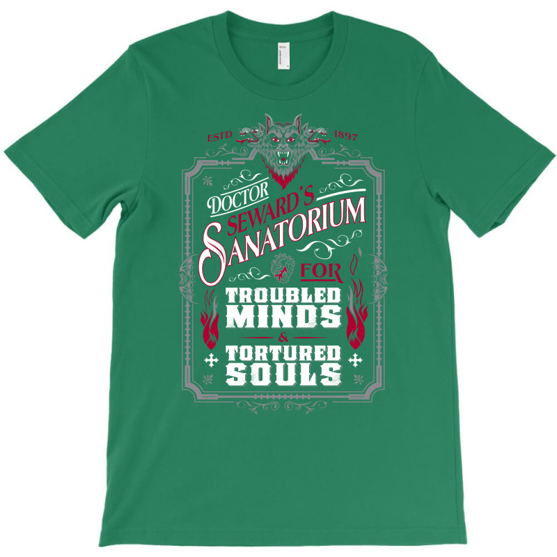 Dr Seward's Sanatorium   Dracula   Vintage Victori T-shirt | Artistshot