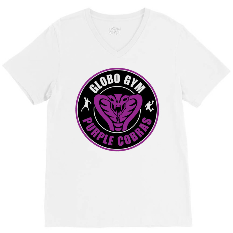 Dodgeball Globo Gym Purple Cobras V-Neck Tee by zaheretippanp | Artistshot