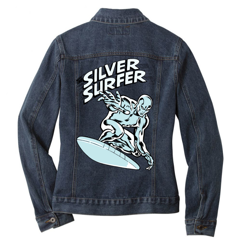 Silver Surfer Nc8 Ladies Denim Jacket | Artistshot