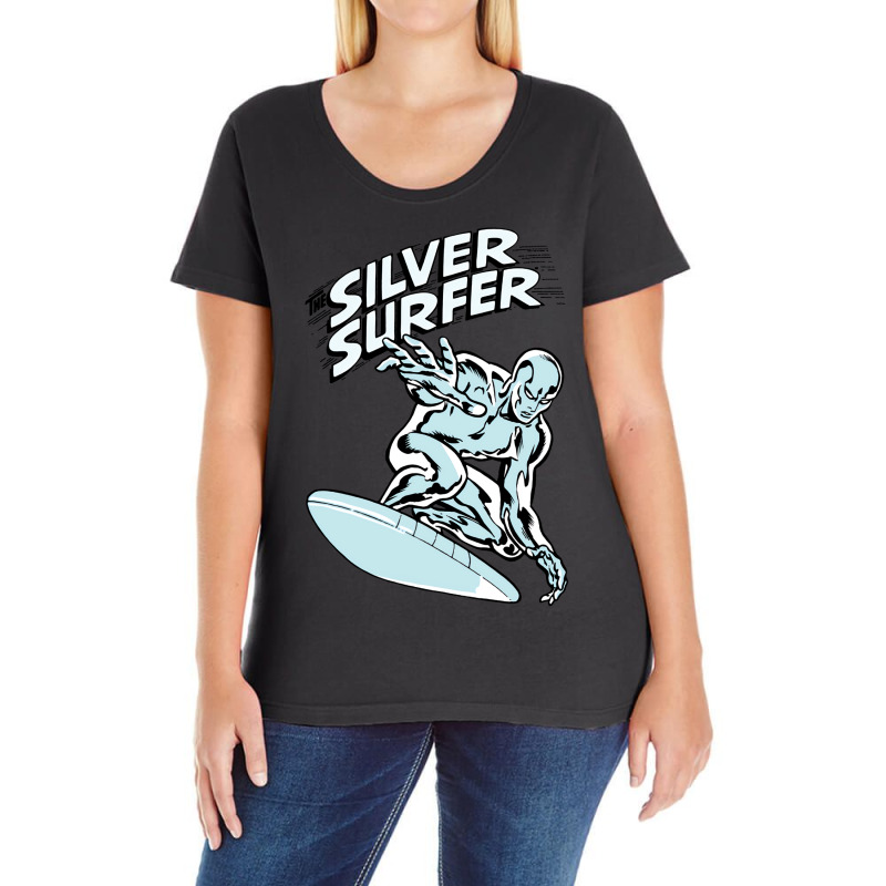 Silver Surfer Nc8 Ladies Curvy T-shirt | Artistshot