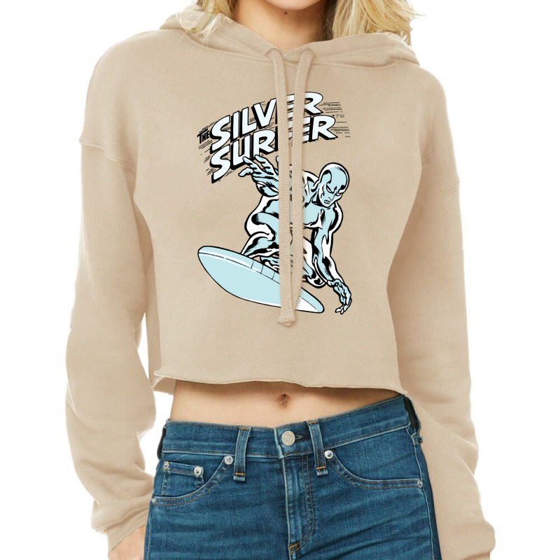 Silver Surfer Nc8 Cropped Hoodie | Artistshot