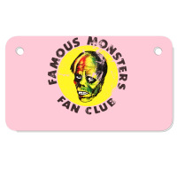 Famous Monsters Fan Club       Vintage 60s Horror Motorcycle License Plate | Artistshot