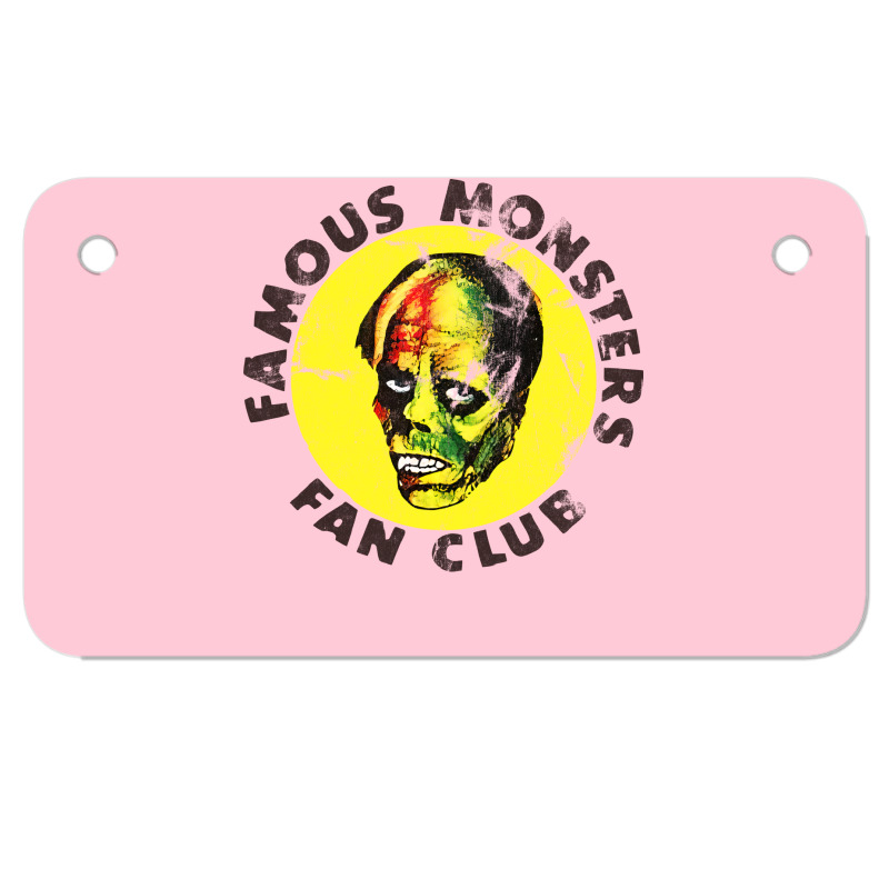 Famous Monsters Fan Club       Vintage 60s Horror Motorcycle License Plate | Artistshot