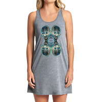 Atw. All Them Witches Black And Blue 4 Skull Tank Dress | Artistshot