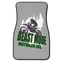 Motorcross Rider Biker Stars Front Car Mat | Artistshot