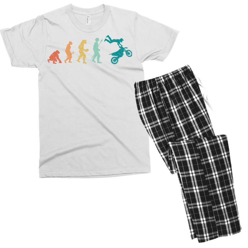 Evolution Motorcross Nostalgia Men's T-shirt Pajama Set | Artistshot