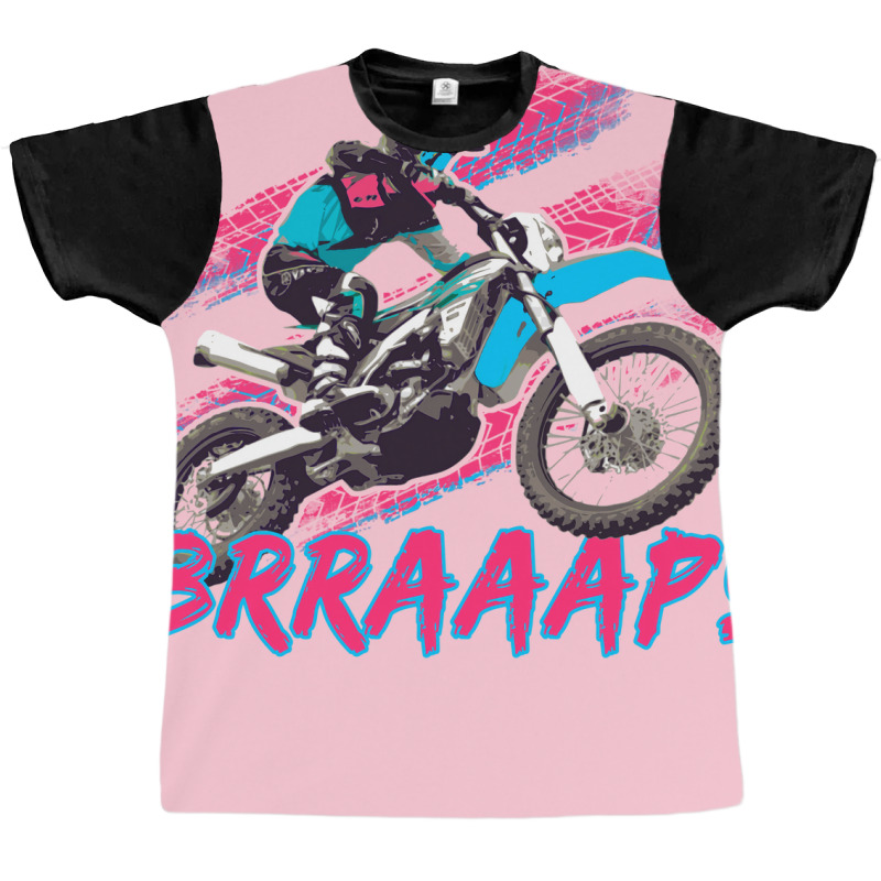 Brraaap Funny Dirt Bike Motocross Graphic Boys Kid Graphic T-shirt | Artistshot