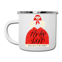 Fly By Lot Polish Airline   Faded Vintage Style (1 Camper Cup | Artistshot