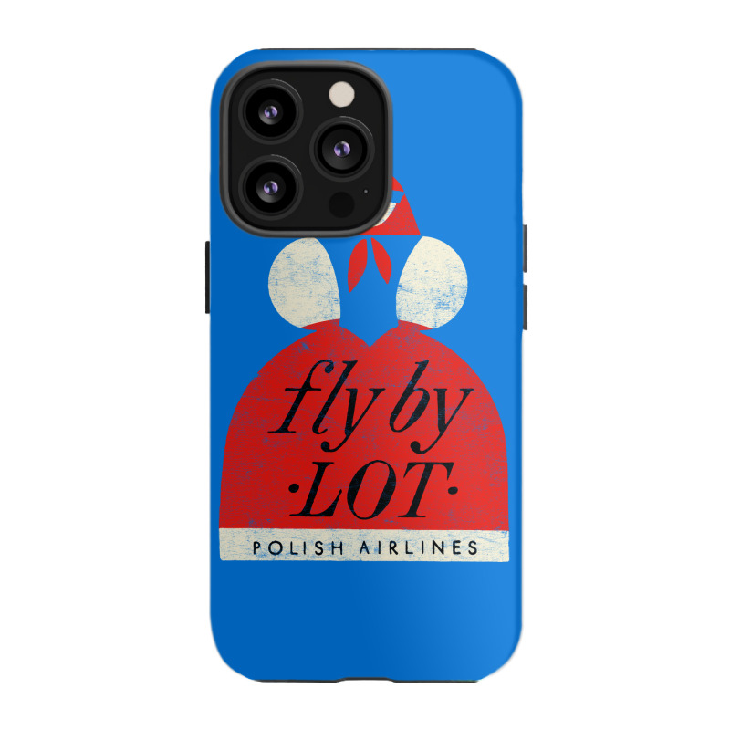 Fly By Lot Polish Airline   Faded Vintage Style (1 Iphone 13 Pro Case | Artistshot