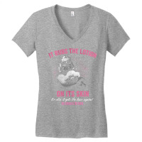 It Rubs The Lotion On Its Skin Or Else It Gets The Women's V-neck T-shirt | Artistshot