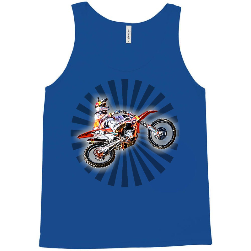 Dirt Bike Jump Or Motocross Jump Mx Or Motorcycle Tank Top by valkdiartel | Artistshot