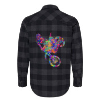 Motocross Racing Watercolor Art Summer Flannel Shirt | Artistshot