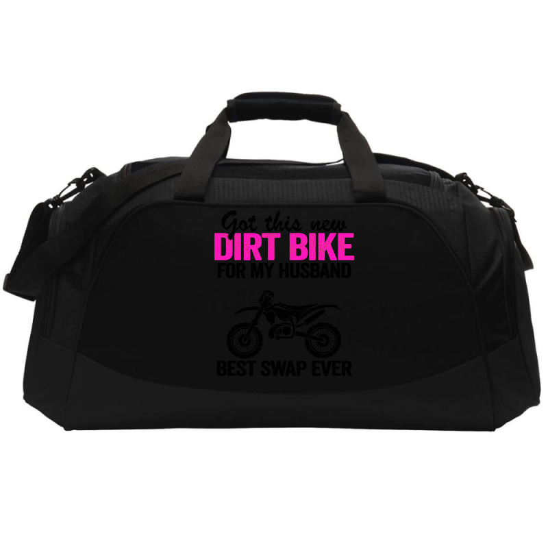 Got This New Dirt Bike For My Husband Best Swap Ev Active Duffel by amagaialdazx | Artistshot