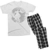 Gray Moon Rider Love Men's T-shirt Pajama Set | Artistshot