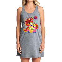 Lion And Dragon Dance Tank Dress | Artistshot