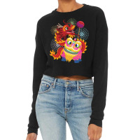 Lion And Dragon Dance Cropped Sweater | Artistshot