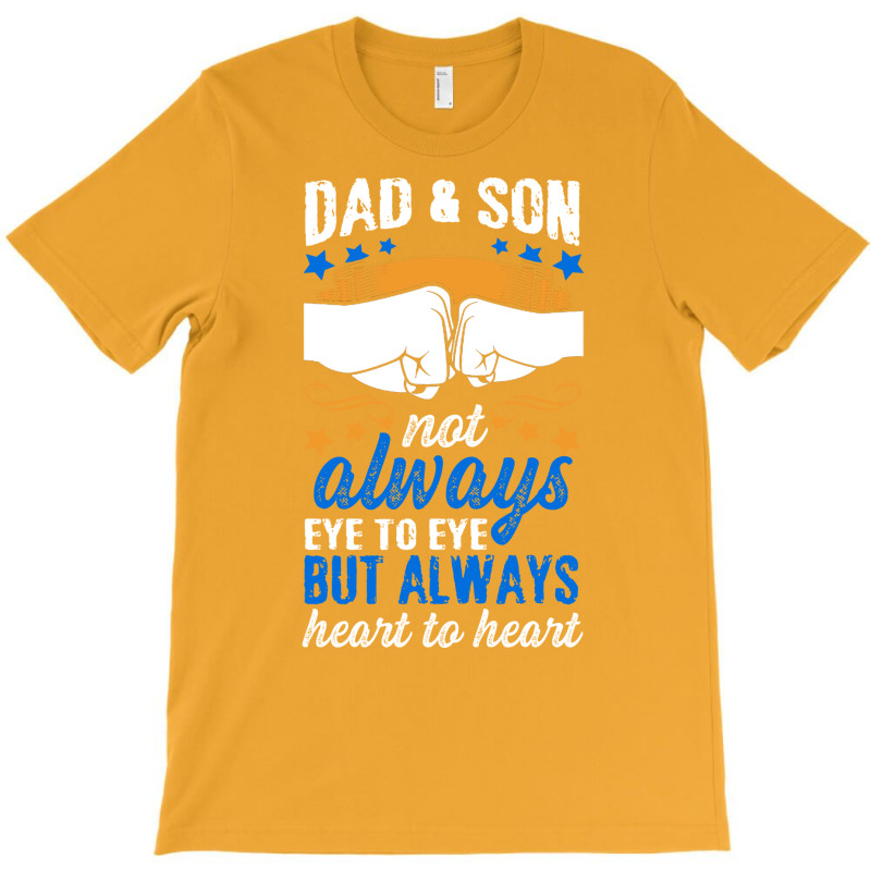 Dad Son Eye Heart Father Faustschlag Fathers Day B T-Shirt by loretzexson | Artistshot