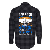 Dad Son Eye Heart Father Faustschlag Fathers Day B Flannel Shirt | Artistshot