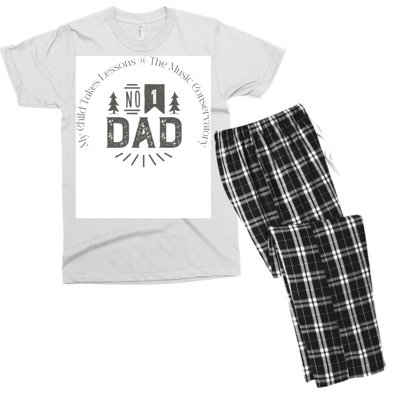 Number 1 Dad Love Men's T-shirt Pajama Set by azenirlongua | Artistshot