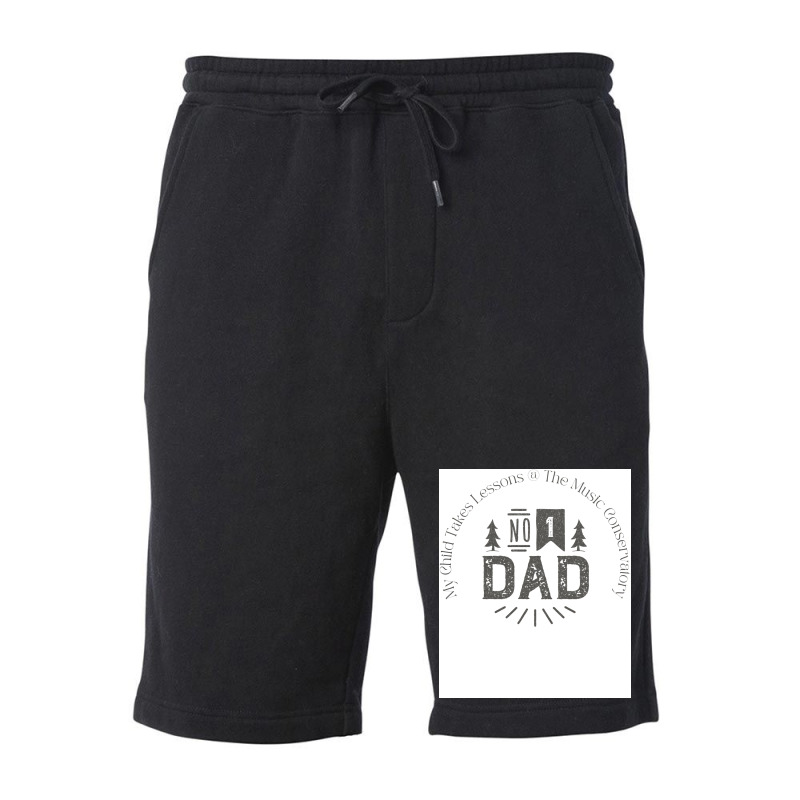 Number 1 Dad Love Fleece Short by azenirlongua | Artistshot