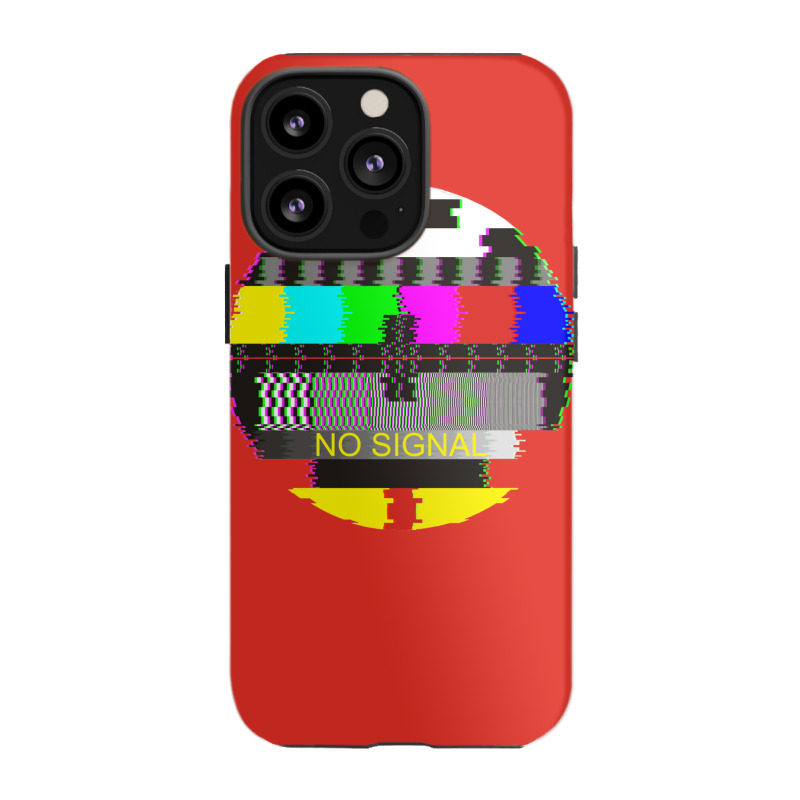 Retro Tv Test Card Glitched No Signal Iphone 13 Pro Case | Artistshot