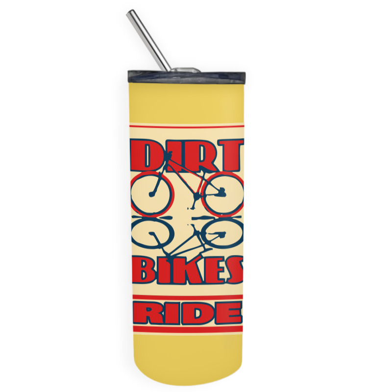 Mountain Bike And Dirt Bike Mountain Biking Stars Skinny Tumbler | Artistshot