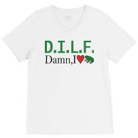 Frog Dad Dilf I Love Frogs Boy V-neck Tee | Artistshot