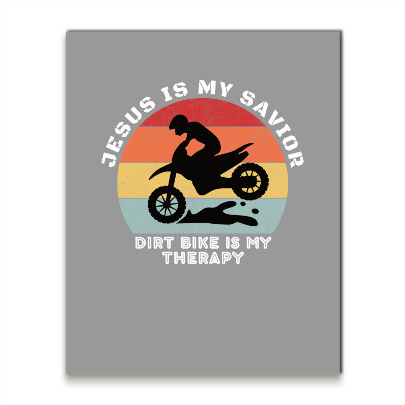 Vintage Dirt Bike Stars Metal Print Vertical | Artistshot