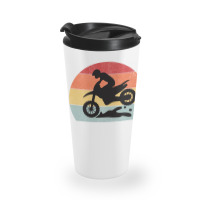 Vintage Dirt Bike Stars Travel Mug | Artistshot