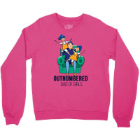 Girls Dad Girl Crewneck Sweatshirt | Artistshot