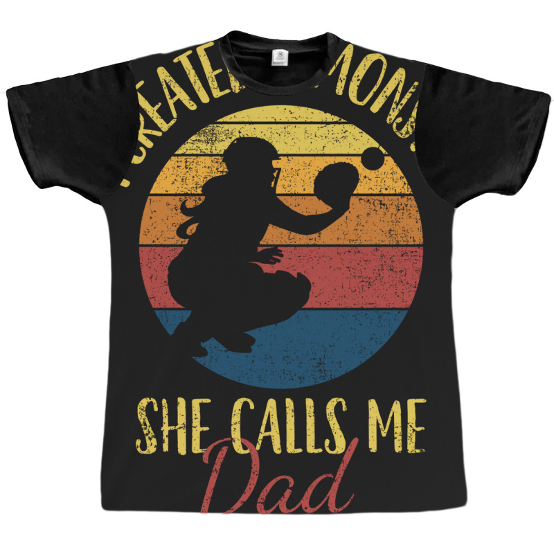 Softball Dad Fathers Day Vintage Boy Graphic T-shirt by azenirlongua | Artistshot