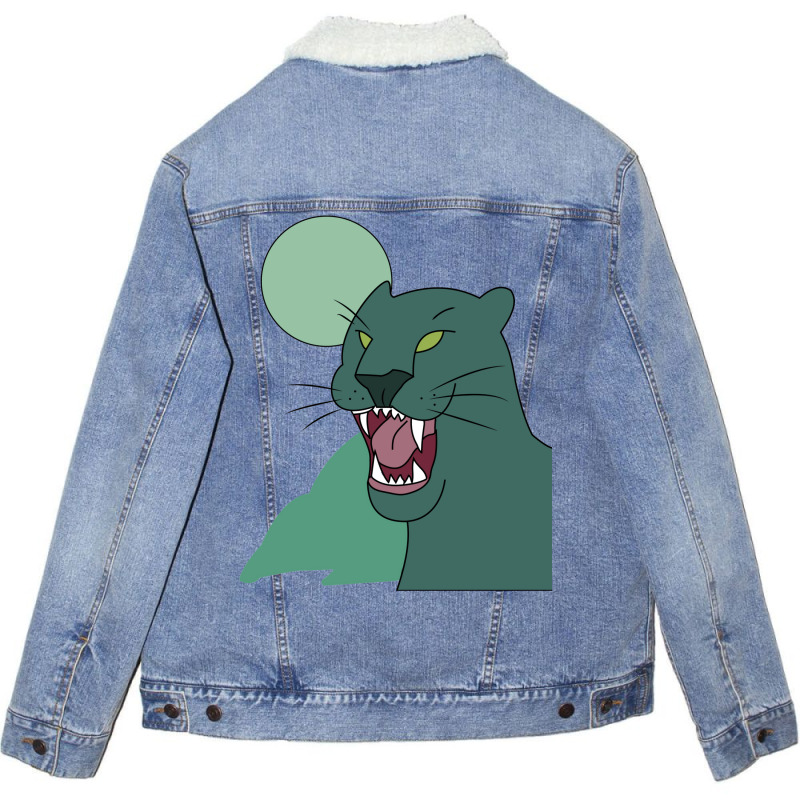 Panther Shirt Unisex Sherpa-Lined Denim Jacket by akinwanaroa4 | Artistshot