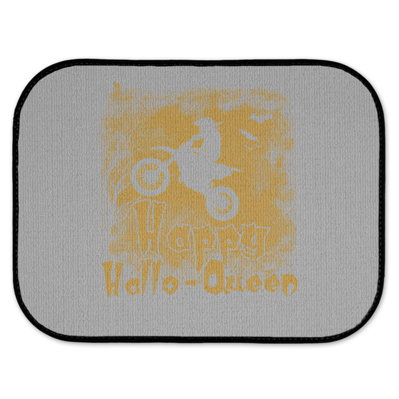 Women Motocross Happy Halloqueen Stars Rear Car Mat | Artistshot