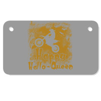 Women Motocross Happy Halloqueen Stars Motorcycle License Plate | Artistshot