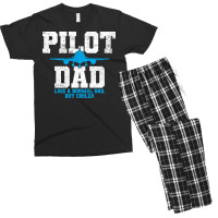 Pilot Dad Vintage Cute Men's T-shirt Pajama Set | Artistshot